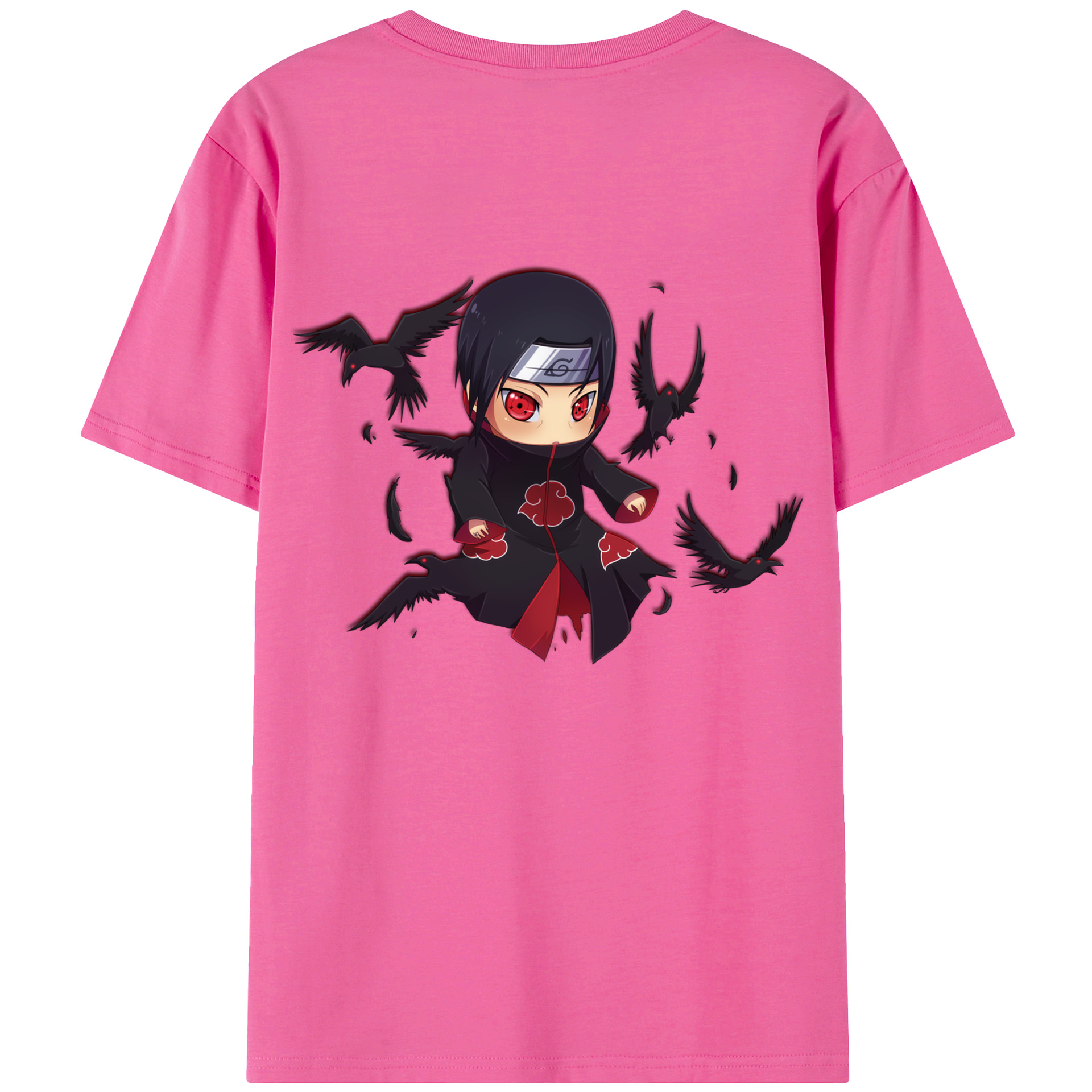 （画像用） NARUTO -ナルト- うちは イタチ Uchiha Itachi レディース半袖Tシャツ(バックプリント)